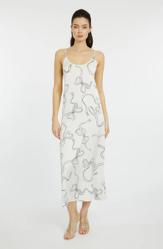 White Bows Long Chemise